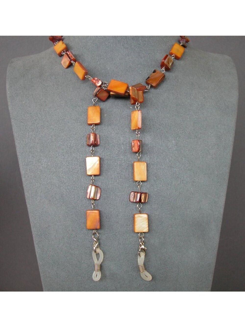 Eye Glass Chain 24 Inches Mother of Pearl
